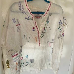 Johnny Was Pete & Greta Embroidered Shirt